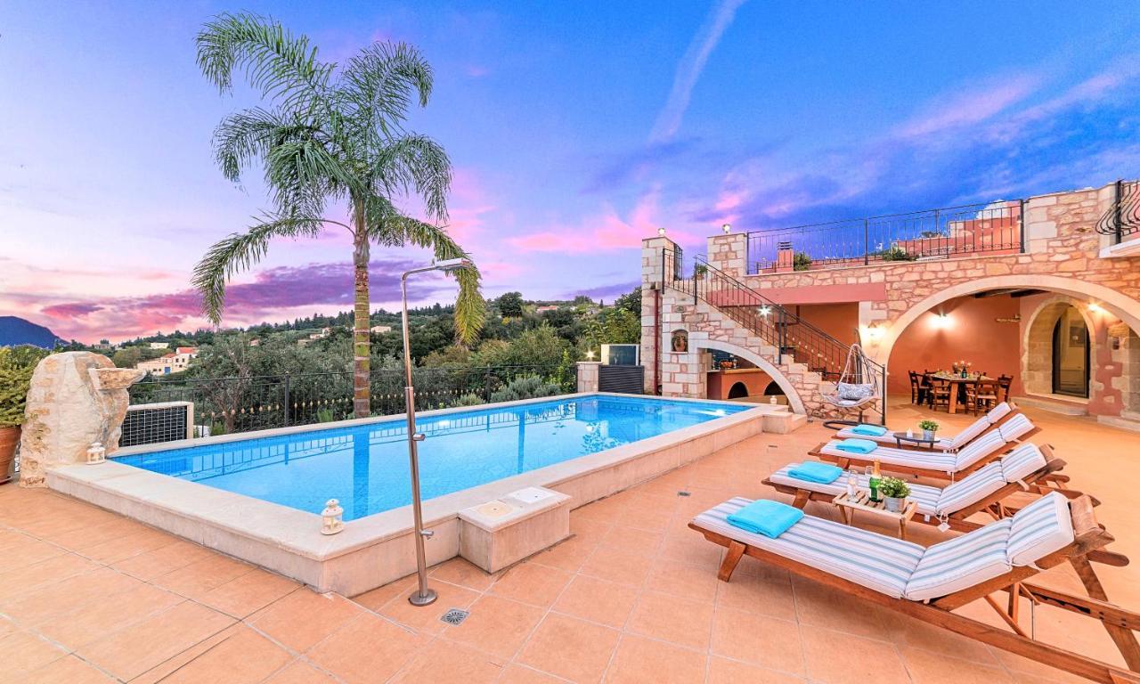 Steve Kois Villa Heated Pool Χανιά Εξωτερικό φωτογραφία