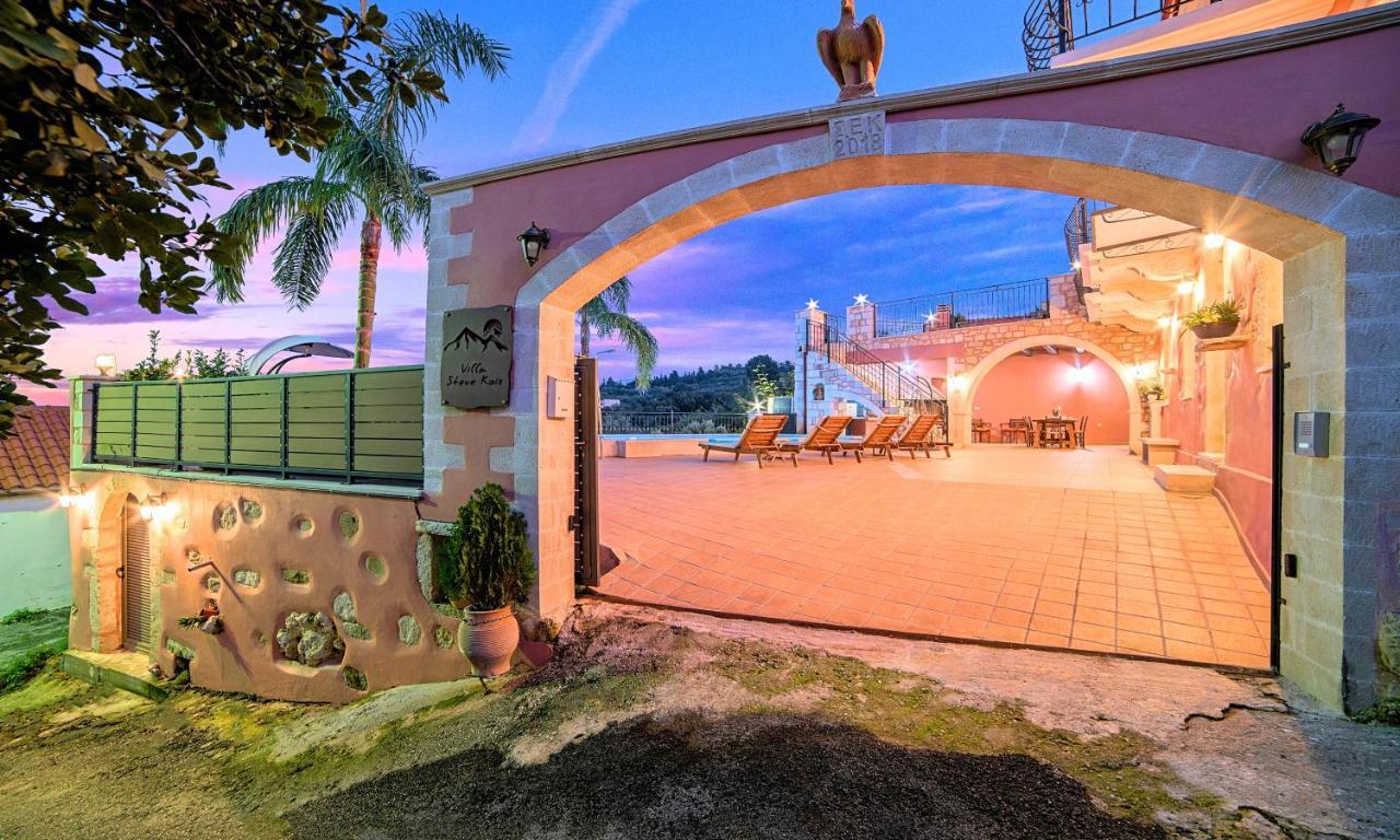 Steve Kois Villa Heated Pool Χανιά Εξωτερικό φωτογραφία